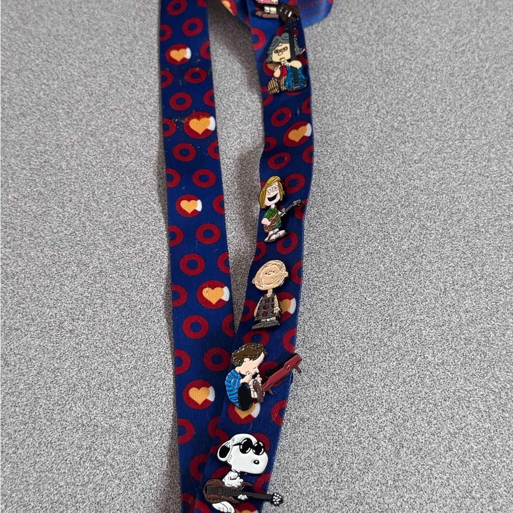 Phish Lanyard Colorado Dicks show and snoopy style rare pins